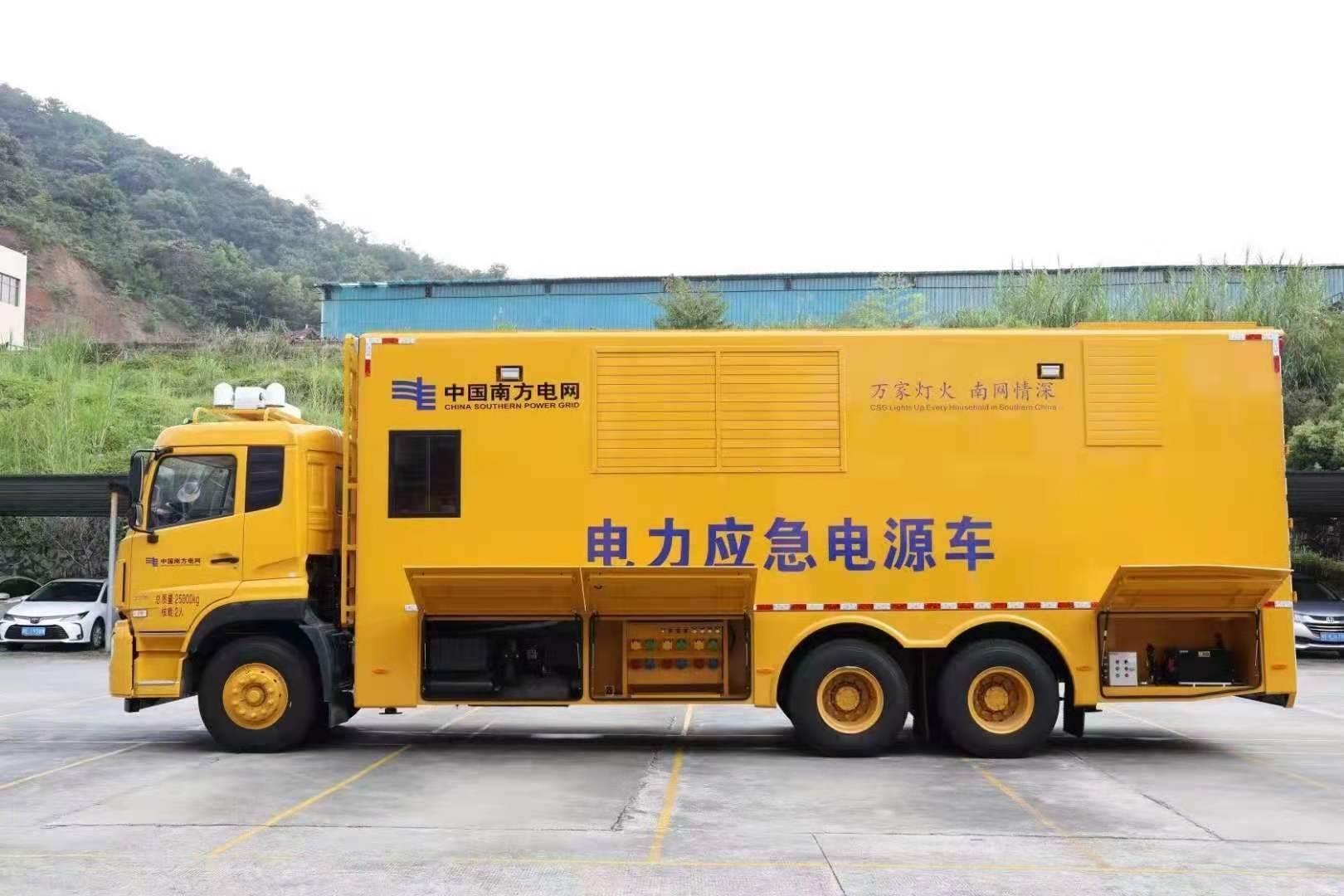 新密安康大型柴油发电机发电车UPS电源出租租赁
